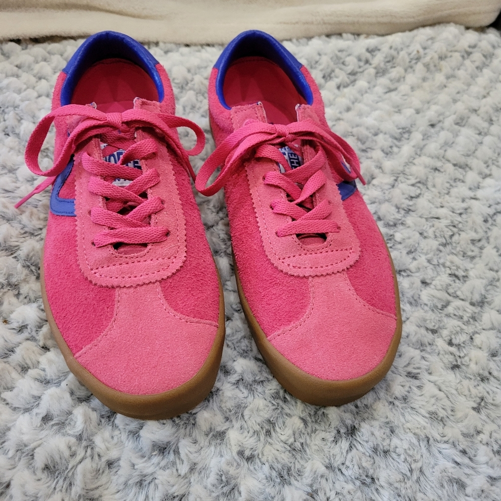 Van's Off The Wall Pink and Blue Sneakers